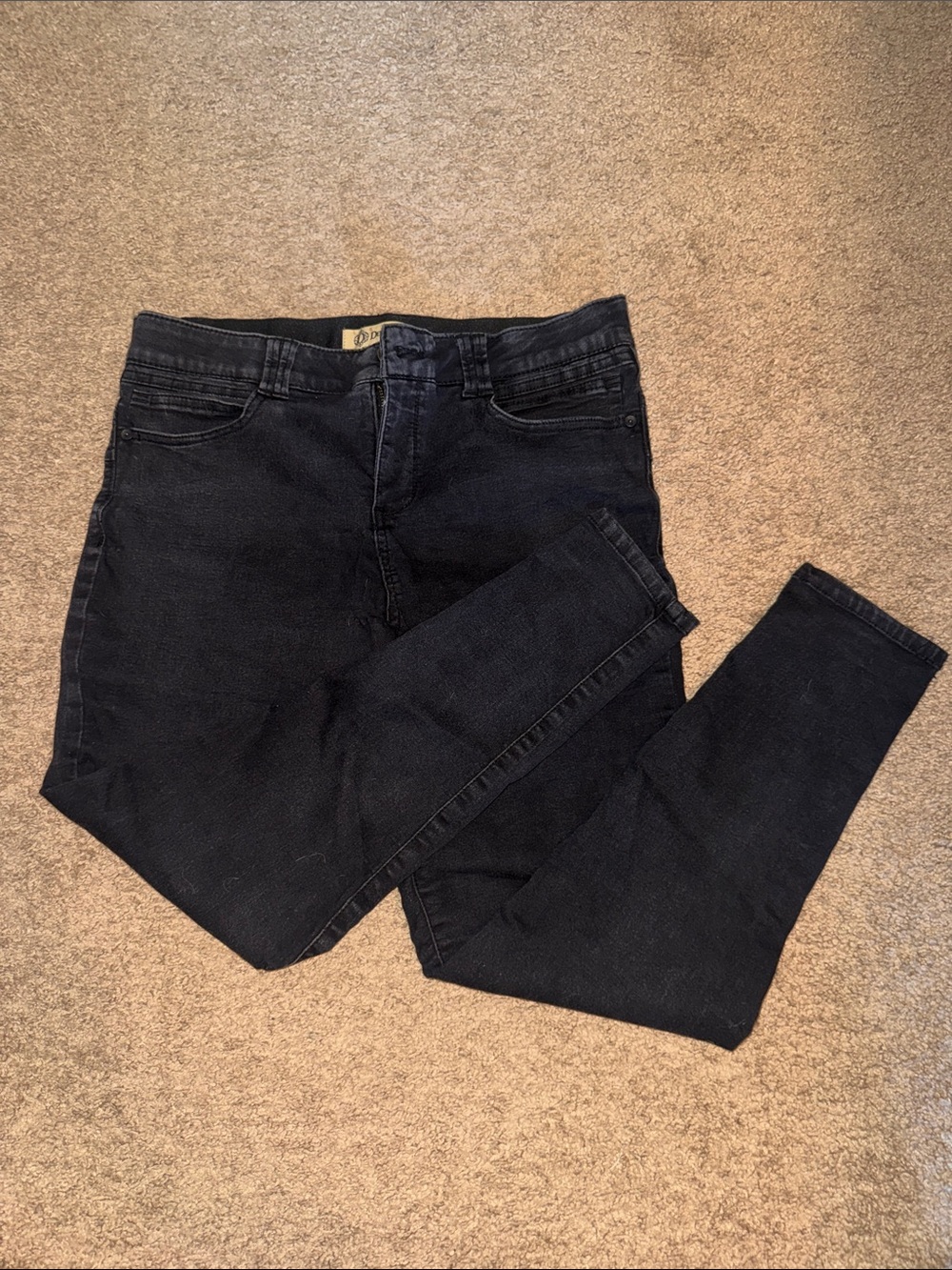Democracy “Ab”solution Black Denim Ankle Skimmer Jean